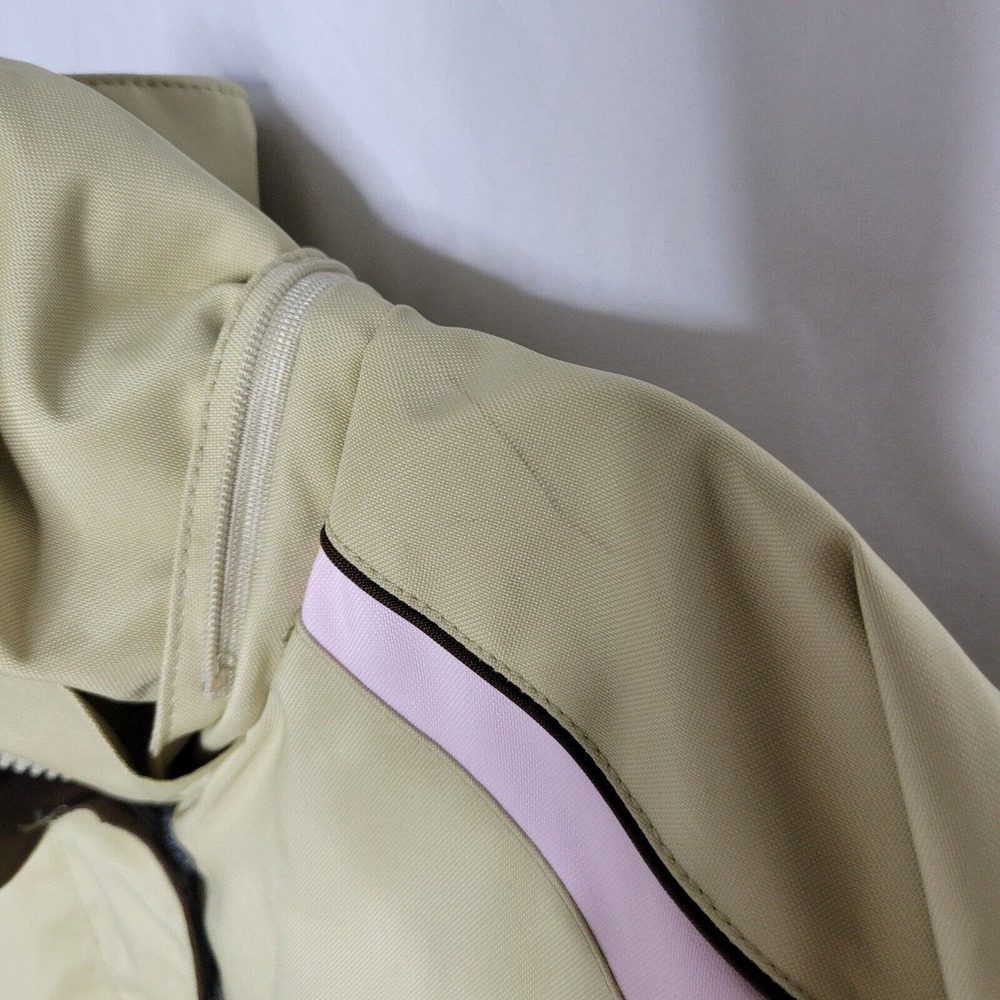 DNA Descente of North America Insulated Ski Jacket Womens Pockets Tan & Pink - Picture 5 of 16